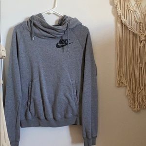 Nike crisscross neck hoodie!